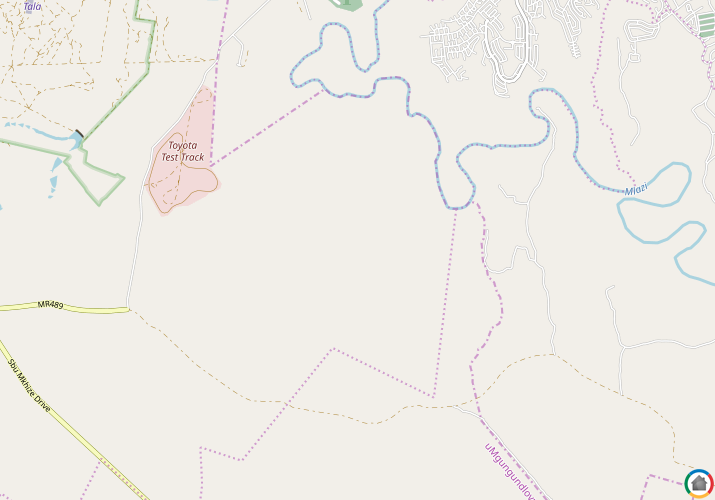 Map location of Umkomazi